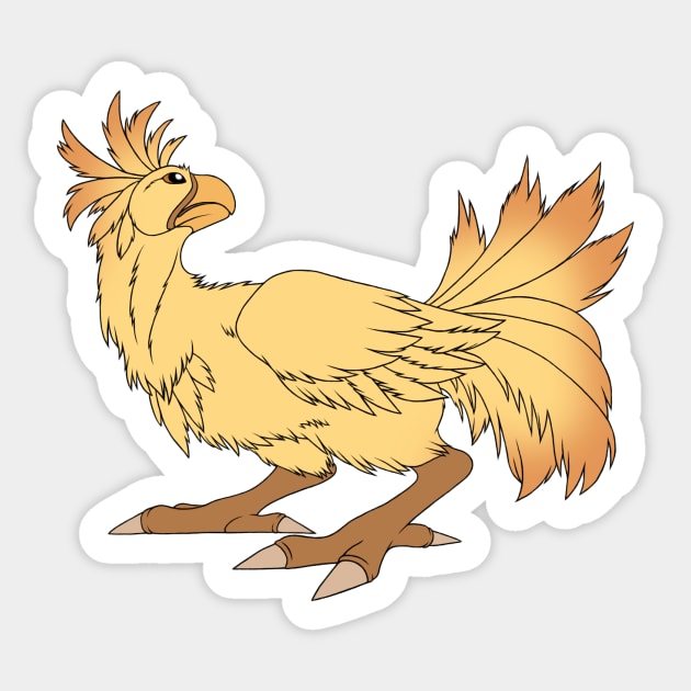 Chocobo Sticker by FlannMoriath